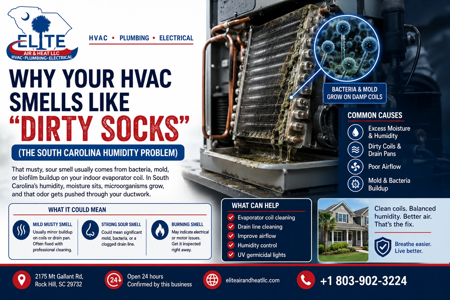 why your hvac smells like dirty socks