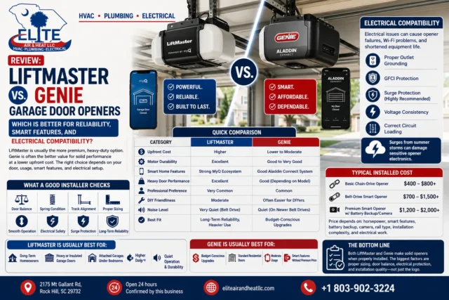 Lift Master vs. Genie Garage doors opener