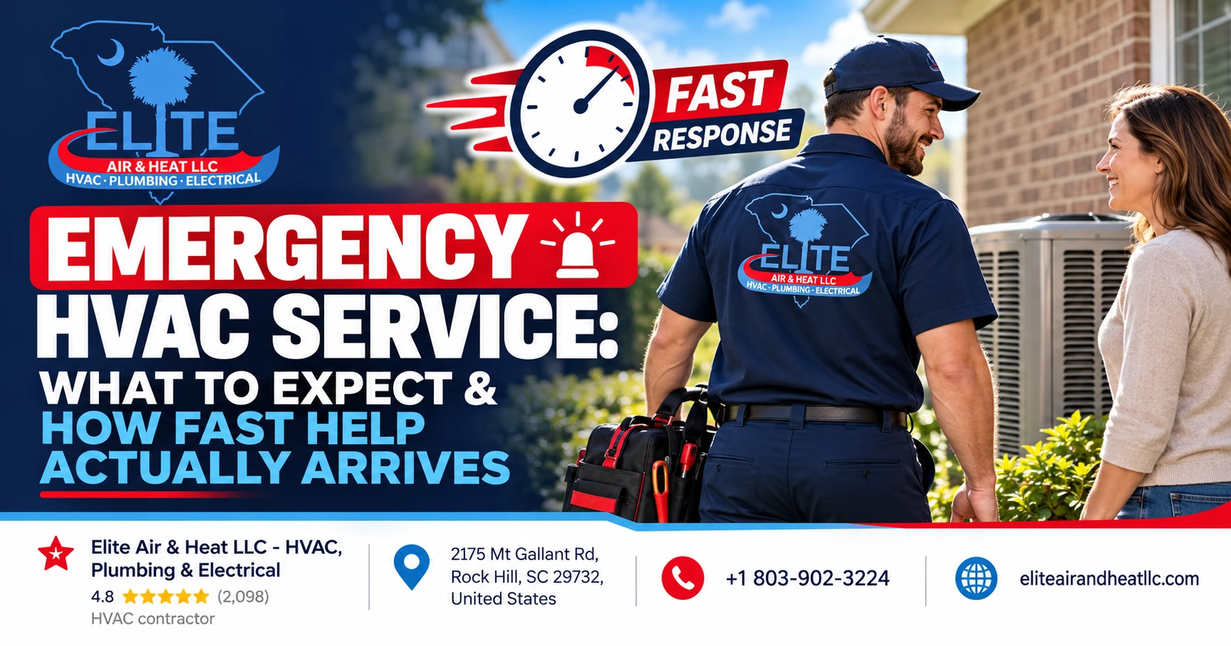 Emergency HVAC Service: What to Expect & How Fast Help Actually Arrives