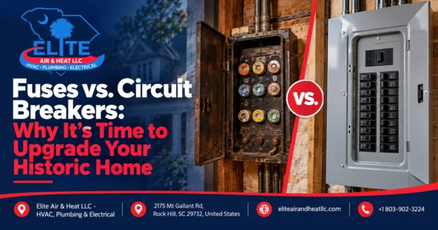 Fuses vs. Circuit Breakers: Why It’s Time to Upgrade Your Historic Home