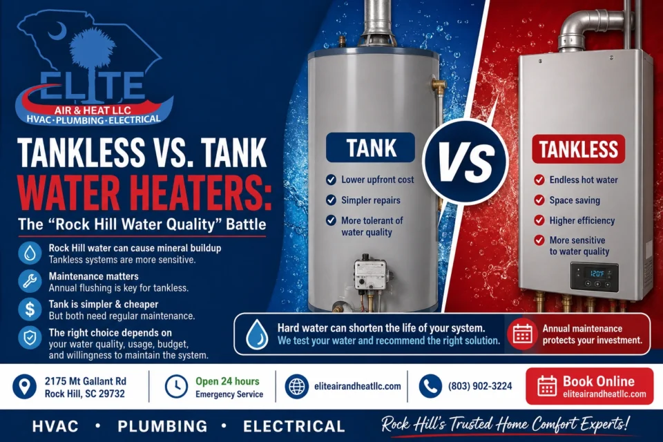 Tankless Vs. Tankless Water Heater