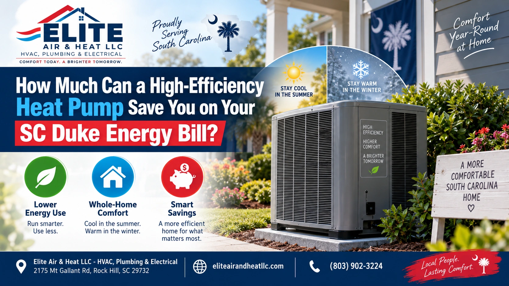 How Much Can a High-Efficiency Heat Pump Save You on Your SC Duke Energy Bill?