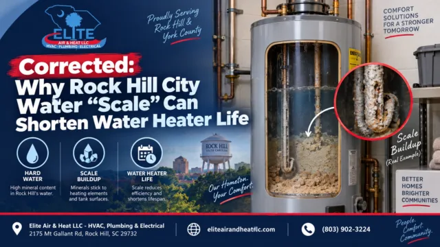Corrected: Why Rock Hill City Water “Scale” Can Shorten Water Heater Life